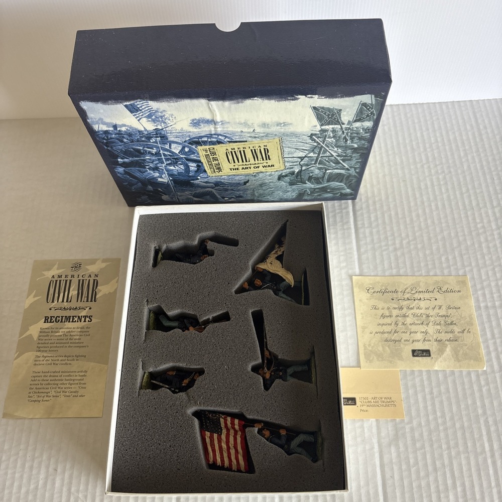 W.Britain - 17302 Clubs‎ Are Trumps - 19th Massachusetts The Art Of War